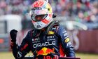 Max Verstappen (NLD) Red Bull Racing celebrates his pole position in qualifying parc ferme. 08.07.2023. Formula 1 World Championship, Rd 11, British Grand Prix, Silverstone, England, Qualifying Day. - www.xpbimages.com, EMail: requests@xpbimages.com © Copyright: Batchelor / XPB Images
