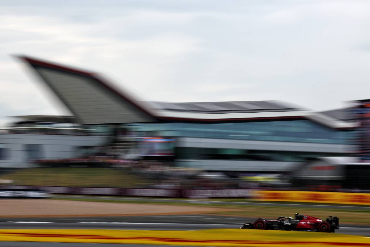 Zhou Guanyu (CHN) Alfa Romeo F1 Team C43. 08.07.2023. Formula 1 World Championship, Rd 11, British Grand Prix, Silverstone, England, Qualifying Day. - www.xpbimages.com, EMail: requests@xpbimages.com © Copyright: Coates / XPB Images