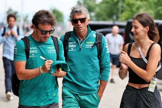 Fernando Alonso (ESP) Aston Martin F1 Team.
21.07.2023. Formula 1 World Championship, Rd 12, Hungarian Grand Prix, Budapest, Hungary, Practice Day.
- www.xpbimages.com, EMail: requests@xpbimages.com © Copyright: Moy / XPB Images