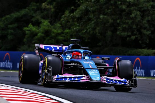 Esteban Ocon (FRA) Alpine F1 Team A523.
21.07.2023. Formula 1 World Championship, Rd 12, Hungarian Grand Prix, Budapest, Hungary, Practice Day.
- www.xpbimages.com, EMail: requests@xpbimages.com © Copyright: Charniaux / XPB Images