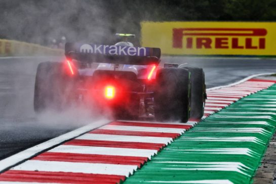 Logan Sargeant (USA) Williams Racing FW45.
21.07.2023. Formula 1 World Championship, Rd 12, Hungarian Grand Prix, Budapest, Hungary, Practice Day.
- www.xpbimages.com, EMail: requests@xpbimages.com © Copyright: Charniaux / XPB Images