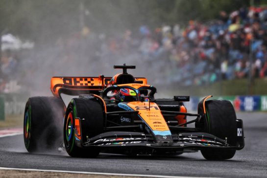 Oscar Piastri (AUS) McLaren MCL60.
21.07.2023. Formula 1 World Championship, Rd 12, Hungarian Grand Prix, Budapest, Hungary, Practice Day.
- www.xpbimages.com, EMail: requests@xpbimages.com © Copyright: Coates / XPB Images