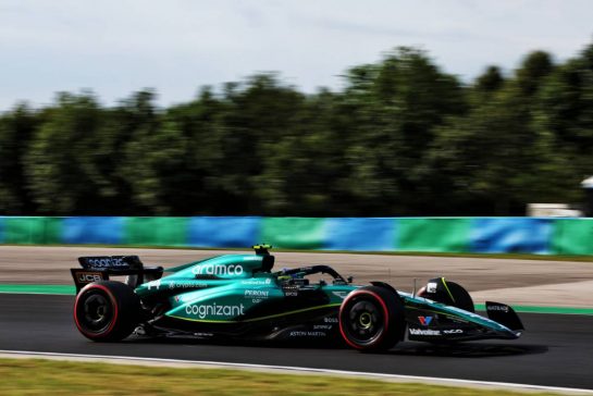 Fernando Alonso (ESP) Aston Martin F1 Team AMR23.
21.07.2023. Formula 1 World Championship, Rd 12, Hungarian Grand Prix, Budapest, Hungary, Practice Day.
- www.xpbimages.com, EMail: requests@xpbimages.com © Copyright: Moy / XPB Images
