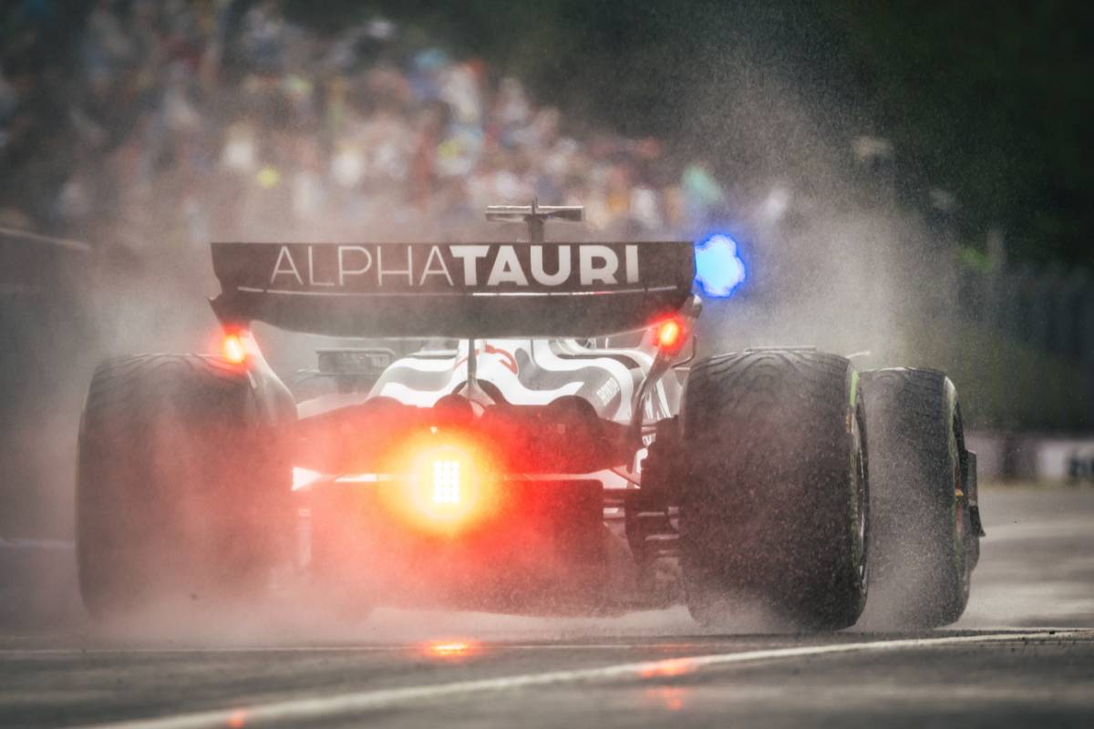 Daniel Ricciardo (AUS) AlphaTauri AT04 leaves the pits. 21.07.2023. Formula 1 World Championship, Rd 12, Hungarian Grand Prix, Budapest, Hungary, Practice Day. - www.xpbimages.com, EMail: requests@xpbimages.com © Copyright: Bearne / XPB Images