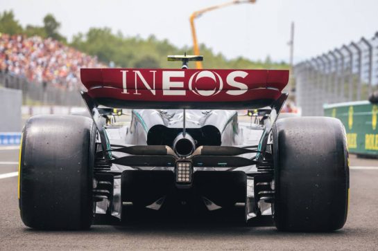 Lewis Hamilton (GBR) Mercedes AMG F1 W14.
21.07.2023. Formula 1 World Championship, Rd 12, Hungarian Grand Prix, Budapest, Hungary, Practice Day.
- www.xpbimages.com, EMail: requests@xpbimages.com © Copyright: Bearne / XPB Images