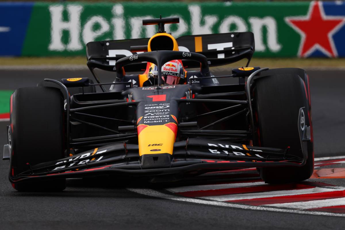 Max Verstappen (NLD) Red Bull Racing RB19. 21.07.2023. Formula 1 World Championship, Rd 12, Hungarian Grand Prix, Budapest, Hungary, Practice Day. - www.xpbimages.com, EMail: requests@xpbimages.com © Copyright: Coates / XPB Images