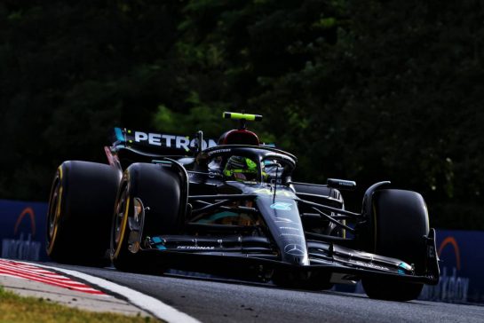 Lewis Hamilton (GBR) Mercedes AMG F1 W14.
21.07.2023. Formula 1 World Championship, Rd 12, Hungarian Grand Prix, Budapest, Hungary, Practice Day.
- www.xpbimages.com, EMail: requests@xpbimages.com © Copyright: Coates / XPB Images