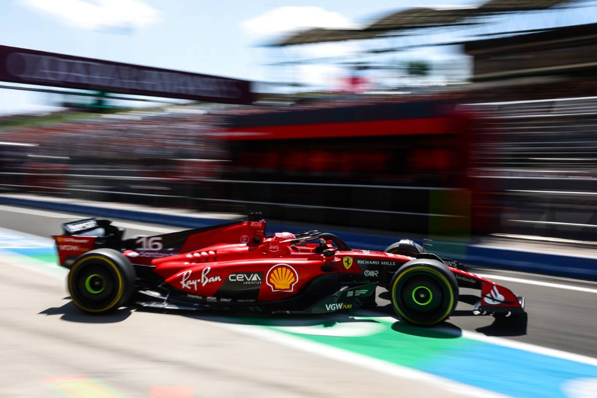 Charles Leclerc (FRA), Scuderia Ferrari 22.07.2023. Formula 1 World Championship, Rd 12, Hungarian Grand Prix, Budapest, Hungary, Qualifying Day. - www.xpbimages.com, EMail: requests@xpbimages.com © Copyright: Charniaux / XPB Images