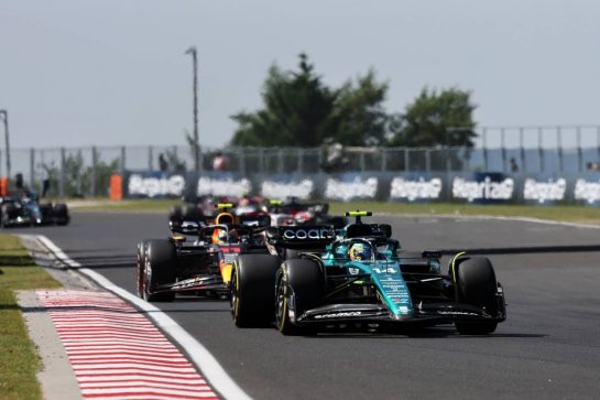 Fernando Alonso (ESP) Aston Martin F1 Team AMR23.
23.07.2023. Formula 1 World Championship, Rd 12, Hungarian Grand Prix, Budapest, Hungary, Race Day.
- www.xpbimages.com, EMail: requests@xpbimages.com © Copyright: Moy / XPB Images