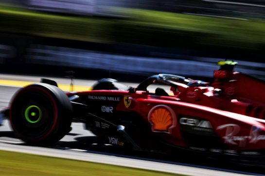 Carlos Sainz Jr (ESP) Ferrari SF-23.
23.07.2023. Formula 1 World Championship, Rd 12, Hungarian Grand Prix, Budapest, Hungary, Race Day.
 - www.xpbimages.com, EMail: requests@xpbimages.com © Copyright: Coates / XPB Images