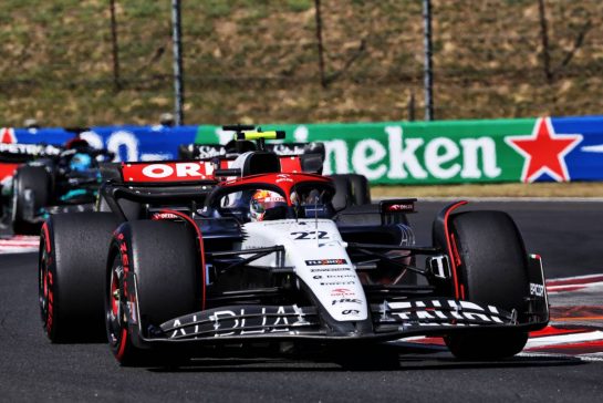 Yuki Tsunoda (JPN) AlphaTauri AT04.
23.07.2023. Formula 1 World Championship, Rd 12, Hungarian Grand Prix, Budapest, Hungary, Race Day.
- www.xpbimages.com, EMail: requests@xpbimages.com © Copyright: Bearne / XPB Images