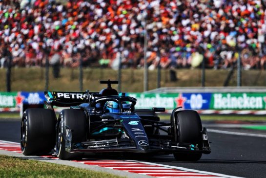 George Russell (GBR) Mercedes AMG F1 W14.
23.07.2023. Formula 1 World Championship, Rd 12, Hungarian Grand Prix, Budapest, Hungary, Race Day.
- www.xpbimages.com, EMail: requests@xpbimages.com © Copyright: Bearne / XPB Images