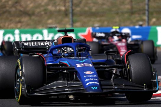 Alexander Albon (THA) Williams Racing FW45.
23.07.2023. Formula 1 World Championship, Rd 12, Hungarian Grand Prix, Budapest, Hungary, Race Day.
- www.xpbimages.com, EMail: requests@xpbimages.com © Copyright: Bearne / XPB Images