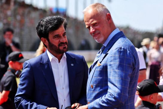 (L to R): Mohammed Bin Sulayem (UAE) FIA President with Adam Schmidt (HUN) Secretary of State for Sports on the grid.
23.07.2023. Formula 1 World Championship, Rd 12, Hungarian Grand Prix, Budapest, Hungary, Race Day.
- www.xpbimages.com, EMail: requests@xpbimages.com © Copyright: Moy / XPB Images