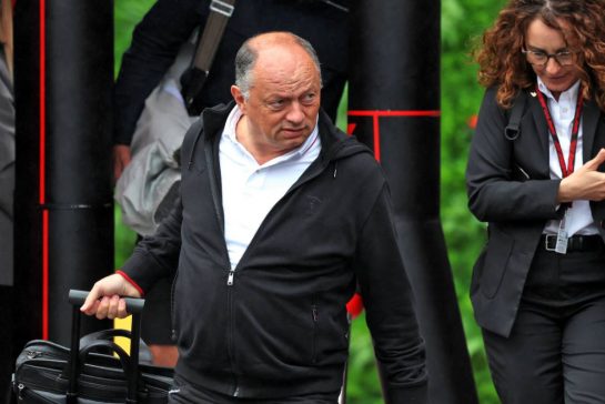 Frederic Vasseur (FRA) Ferrari Team Principal.
27.07.2023. Formula 1 World Championship, Rd 13, Belgian Grand Prix, Spa Francorchamps, Belgium, Preparation Day.
- www.xpbimages.com, EMail: requests@xpbimages.com © Copyright: Rew / XPB Images