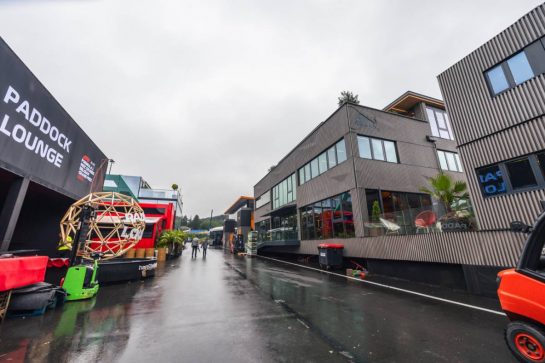 Red Bull Energy Station motorhome in the paddock.
27.07.2023. Formula 1 World Championship, Rd 13, Belgian Grand Prix, Spa Francorchamps, Belgium, Preparation Day.
- www.xpbimages.com, EMail: requests@xpbimages.com © Copyright: Bearne / XPB Images