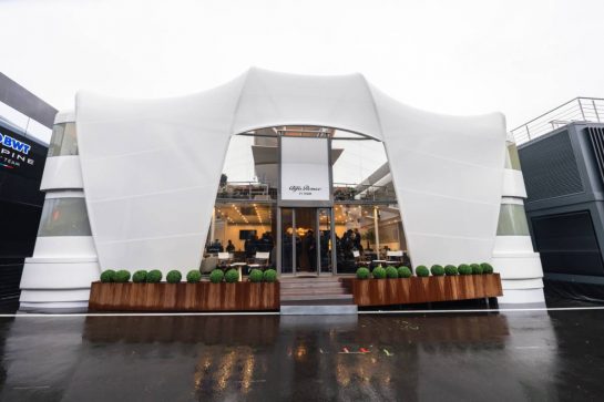 Alfa Romeo F1 Team motorhome in the paddock.
27.07.2023. Formula 1 World Championship, Rd 13, Belgian Grand Prix, Spa Francorchamps, Belgium, Preparation Day.
- www.xpbimages.com, EMail: requests@xpbimages.com © Copyright: Bearne / XPB Images