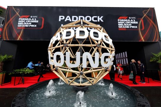 Paddock atmosphere - Paddock Lounge.
27.07.2023. Formula 1 World Championship, Rd 13, Belgian Grand Prix, Spa Francorchamps, Belgium, Preparation Day.
- www.xpbimages.com, EMail: requests@xpbimages.com © Copyright: Moy / XPB Images