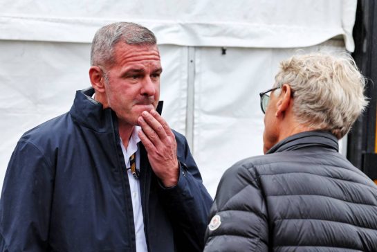 (L to R): Niels Wittich (GER) FIA F1 Race Director with Hermann Tilke (GER) Circuit Designer.
27.07.2023. Formula 1 World Championship, Rd 13, Belgian Grand Prix, Spa Francorchamps, Belgium, Preparation Day.
- www.xpbimages.com, EMail: requests@xpbimages.com © Copyright: Moy / XPB Images