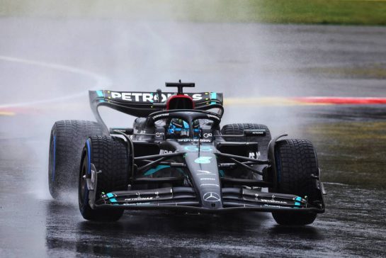 George Russell (GBR) Mercedes AMG F1 W14.
28.07.2023. Formula 1 World Championship, Rd 13, Belgian Grand Prix, Spa Francorchamps, Belgium, Qualifying Day.
- www.xpbimages.com, EMail: requests@xpbimages.com © Copyright: Coates / XPB Images