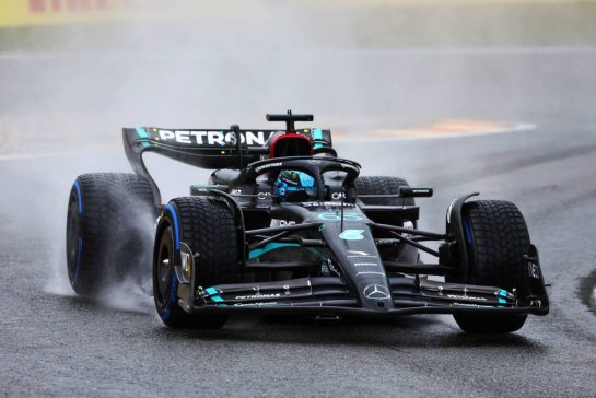 George Russell (GBR) Mercedes AMG F1 W14.
28.07.2023. Formula 1 World Championship, Rd 13, Belgian Grand Prix, Spa Francorchamps, Belgium, Qualifying Day.
- www.xpbimages.com, EMail: requests@xpbimages.com © Copyright: Coates / XPB Images
