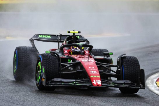 Zhou Guanyu (CHN) Alfa Romeo F1 Team C43.
28.07.2023. Formula 1 World Championship, Rd 13, Belgian Grand Prix, Spa Francorchamps, Belgium, Qualifying Day.
- www.xpbimages.com, EMail: requests@xpbimages.com © Copyright: Coates / XPB Images