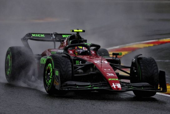 Zhou Guanyu (CHN) Alfa Romeo F1 Team C43.
28.07.2023. Formula 1 World Championship, Rd 13, Belgian Grand Prix, Spa Francorchamps, Belgium, Qualifying Day.
- www.xpbimages.com, EMail: requests@xpbimages.com © Copyright: Coates / XPB Images