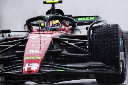 Zhou Guanyu (CHN) Alfa Romeo F1 Team C43.
28.07.2023. Formula 1 World Championship, Rd 13, Belgian Grand Prix, Spa Francorchamps, Belgium, Qualifying Day.
- www.xpbimages.com, EMail: requests@xpbimages.com © Copyright: Bearne / XPB Images