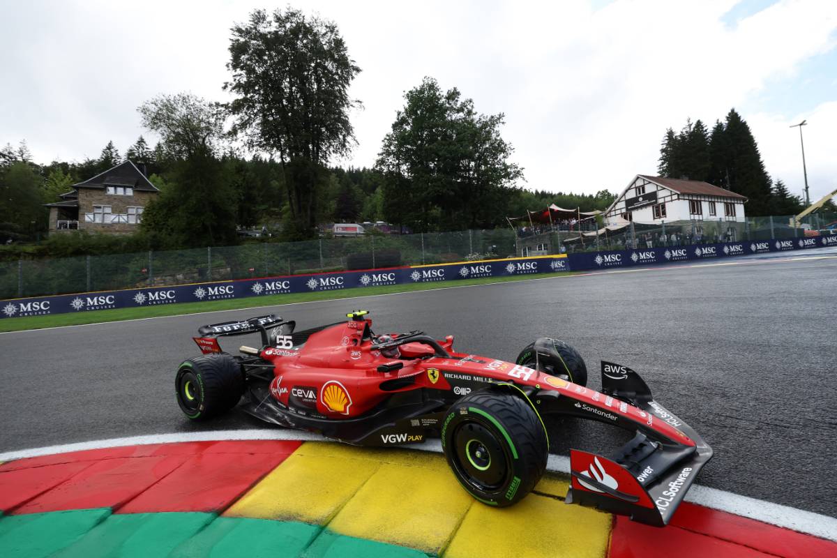 Carlos Sainz Jr (ESP) Ferrari SF-23.
28.07.2023. Formula 1 World Championship, Rd 13, Belgian Grand Prix, Spa Francorchamps, Belgium, Qualifying Day.
- www.xpbimages.com, EMail: requests@xpbimages.com © Copyright: Bearne / XPB Images
