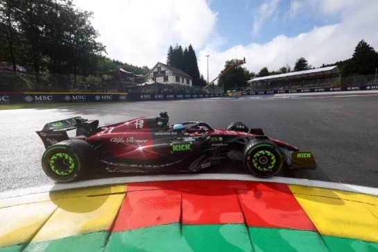 Valtteri Bottas (FIN) Alfa Romeo F1 Team C43.
28.07.2023. Formula 1 World Championship, Rd 13, Belgian Grand Prix, Spa Francorchamps, Belgium, Qualifying Day.
- www.xpbimages.com, EMail: requests@xpbimages.com © Copyright: Bearne / XPB Images