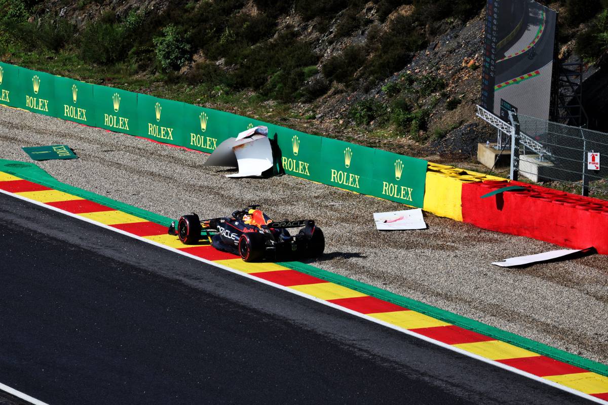 Max Verstappen (NLD) Red Bull Racing RB19.
28.07.2023. Formula 1 World Championship, Rd 13, Belgian Grand Prix, Spa Francorchamps, Belgium, Qualifying Day.
- www.xpbimages.com, EMail: requests@xpbimages.com © Copyright: Moy / XPB Images
