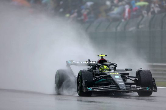 Lewis Hamilton (GBR) Mercedes AMG F1 W14.
28.07.2023. Formula 1 World Championship, Rd 13, Belgian Grand Prix, Spa Francorchamps, Belgium, Qualifying Day.
- www.xpbimages.com, EMail: requests@xpbimages.com © Copyright: Rew / XPB Images