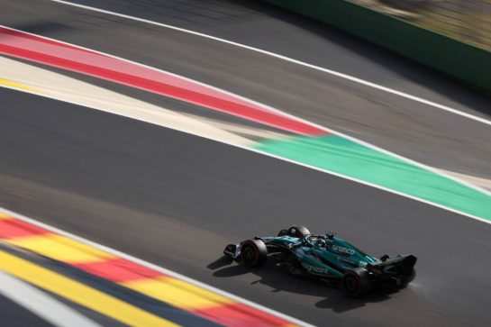 Lance Stroll (CDN) Aston Martin F1 Team AMR23.
28.07.2023. Formula 1 World Championship, Rd 13, Belgian Grand Prix, Spa Francorchamps, Belgium, Qualifying Day.
- www.xpbimages.com, EMail: requests@xpbimages.com © Copyright: Rew / XPB Images