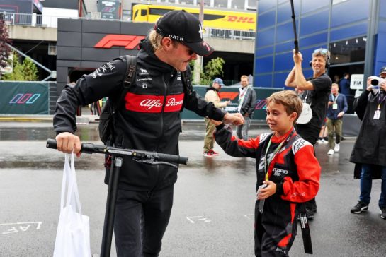 Valtteri Bottas (FIN) Alfa Romeo F1 Team.
29.07.2023. Formula 1 World Championship, Rd 13, Belgian Grand Prix, Spa Francorchamps, Belgium, Sprint Day.
- www.xpbimages.com, EMail: requests@xpbimages.com © Copyright: Bearne / XPB Images
