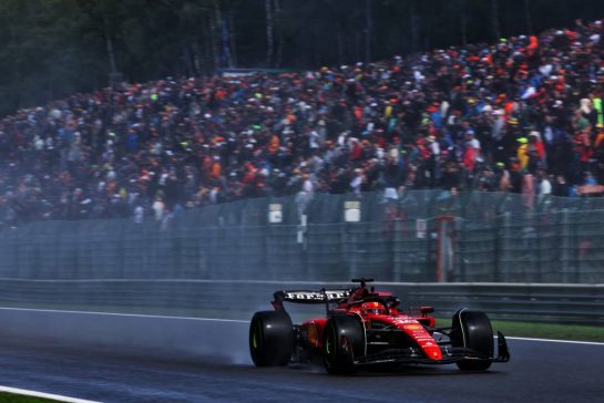Charles Leclerc (MON) Ferrari SF-23.
29.07.2023. Formula 1 World Championship, Rd 13, Belgian Grand Prix, Spa Francorchamps, Belgium, Sprint Day.
- www.xpbimages.com, EMail: requests@xpbimages.com © Copyright: Coates / XPB Images