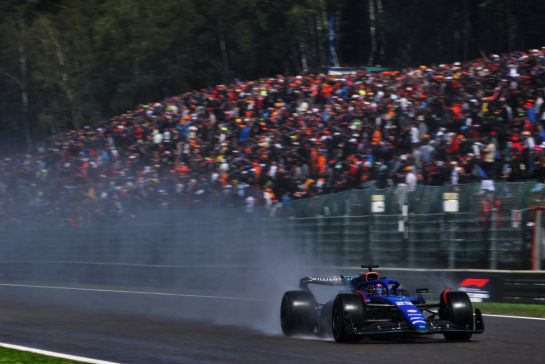 Alexander Albon (THA) Williams Racing FW45.
29.07.2023. Formula 1 World Championship, Rd 13, Belgian Grand Prix, Spa Francorchamps, Belgium, Sprint Day.
- www.xpbimages.com, EMail: requests@xpbimages.com © Copyright: Coates / XPB Images