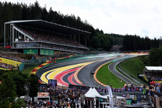 Lewis Hamilton (GBR) Mercedes AMG F1 W14.
29.07.2023. Formula 1 World Championship, Rd 13, Belgian Grand Prix, Spa Francorchamps, Belgium, Sprint Day.
- www.xpbimages.com, EMail: requests@xpbimages.com © Copyright: Moy / XPB Images