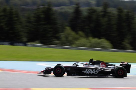 Nico Hulkenberg (GER) Haas VF-23.
29.07.2023. Formula 1 World Championship, Rd 13, Belgian Grand Prix, Spa Francorchamps, Belgium, Sprint Day.
- www.xpbimages.com, EMail: requests@xpbimages.com © Copyright: Rew / XPB Images