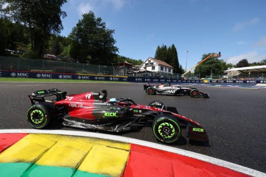 Valtteri Bottas (FIN) Alfa Romeo F1 Team C43.
29.07.2023. Formula 1 World Championship, Rd 13, Belgian Grand Prix, Spa Francorchamps, Belgium, Sprint Day.
- www.xpbimages.com, EMail: requests@xpbimages.com © Copyright: Bearne / XPB Images