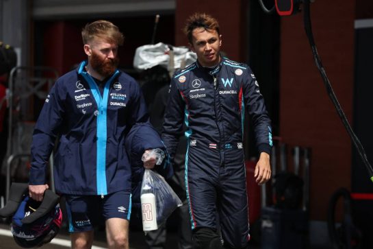 Alexander Albon (THA) Williams Racing.
29.07.2023. Formula 1 World Championship, Rd 13, Belgian Grand Prix, Spa Francorchamps, Belgium, Sprint Day.
- www.xpbimages.com, EMail: requests@xpbimages.com © Copyright: Bearne / XPB Images