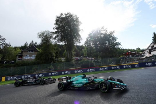 Lance Stroll (CDN) Aston Martin F1 Team AMR23.
29.07.2023. Formula 1 World Championship, Rd 13, Belgian Grand Prix, Spa Francorchamps, Belgium, Sprint Day.
- www.xpbimages.com, EMail: requests@xpbimages.com © Copyright: Bearne / XPB Images