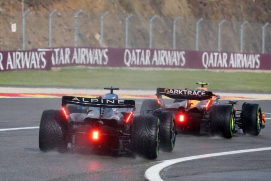 Esteban Ocon (FRA) Alpine F1 Team A523 leaves the pits.
29.07.2023. Formula 1 World Championship, Rd 13, Belgian Grand Prix, Spa Francorchamps, Belgium, Sprint Day.
- www.xpbimages.com, EMail: requests@xpbimages.com © Copyright: Bearne / XPB Images