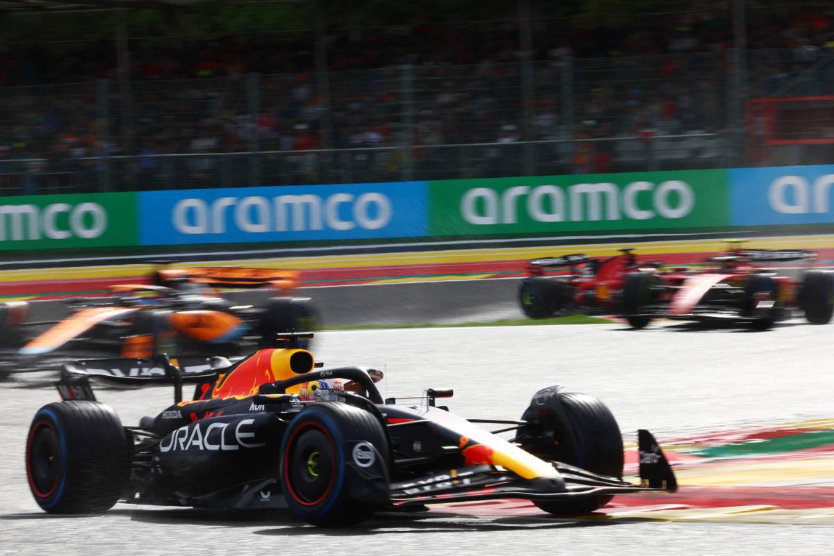 Max Verstappen (NLD) Red Bull Racing RB19.
29.07.2023. Formula 1 World Championship, Rd 13, Belgian Grand Prix, Spa Francorchamps, Belgium, Sprint Day.
- www.xpbimages.com, EMail: requests@xpbimages.com © Copyright: Batchelor / XPB Images