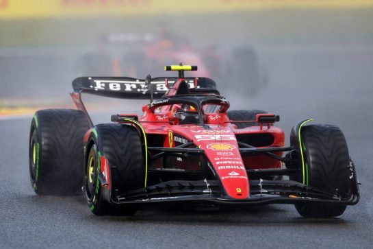 Carlos Sainz Jr (ESP) Ferrari SF-23.
29.07.2023. Formula 1 World Championship, Rd 13, Belgian Grand Prix, Spa Francorchamps, Belgium, Sprint Day.
- www.xpbimages.com, EMail: requests@xpbimages.com © Copyright: Rew / XPB Images