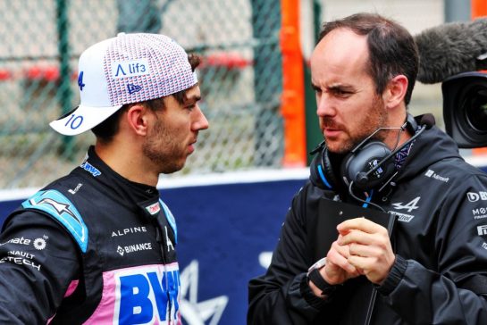 (L to R): Pierre Gasly (FRA) Alpine F1 Team with Karel Loos (BEL) Alpine F1 Team Race Engineer on the grid.
30.07.2023. Formula 1 World Championship, Rd 13, Belgian Grand Prix, Spa Francorchamps, Belgium, Race Day.
- www.xpbimages.com, EMail: requests@xpbimages.com © Copyright: Batchelor / XPB Images