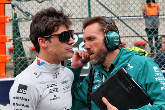 Lance Stroll (CDN) Aston Martin F1 Team on the grid.
30.07.2023. Formula 1 World Championship, Rd 13, Belgian Grand Prix, Spa Francorchamps, Belgium, Race Day.
- www.xpbimages.com, EMail: requests@xpbimages.com © Copyright: Batchelor / XPB Images