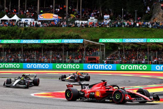 Charles Leclerc (MON) Ferrari SF-23.
30.07.2023. Formula 1 World Championship, Rd 13, Belgian Grand Prix, Spa Francorchamps, Belgium, Race Day.
- www.xpbimages.com, EMail: requests@xpbimages.com © Copyright: Batchelor / XPB Images