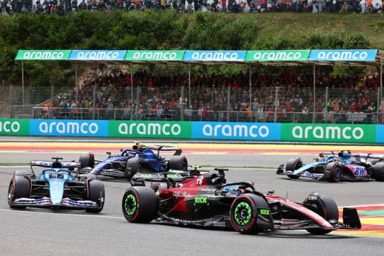Valtteri Bottas (FIN) Alfa Romeo F1 Team C43.
30.07.2023. Formula 1 World Championship, Rd 13, Belgian Grand Prix, Spa Francorchamps, Belgium, Race Day.
- www.xpbimages.com, EMail: requests@xpbimages.com © Copyright: Batchelor / XPB Images