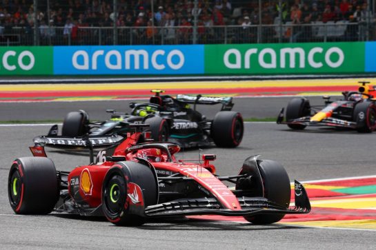 Charles Leclerc (MON) Ferrari SF-23.
30.07.2023. Formula 1 World Championship, Rd 13, Belgian Grand Prix, Spa Francorchamps, Belgium, Race Day.
- www.xpbimages.com, EMail: requests@xpbimages.com © Copyright: Batchelor / XPB Images