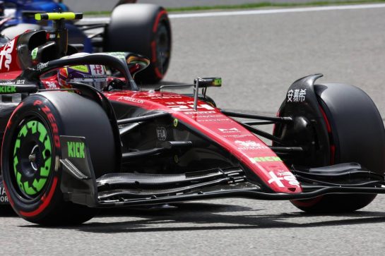 Zhou Guanyu (CHN) Alfa Romeo F1 Team C43.
30.07.2023. Formula 1 World Championship, Rd 13, Belgian Grand Prix, Spa Francorchamps, Belgium, Race Day.
- www.xpbimages.com, EMail: requests@xpbimages.com © Copyright: Batchelor / XPB Images